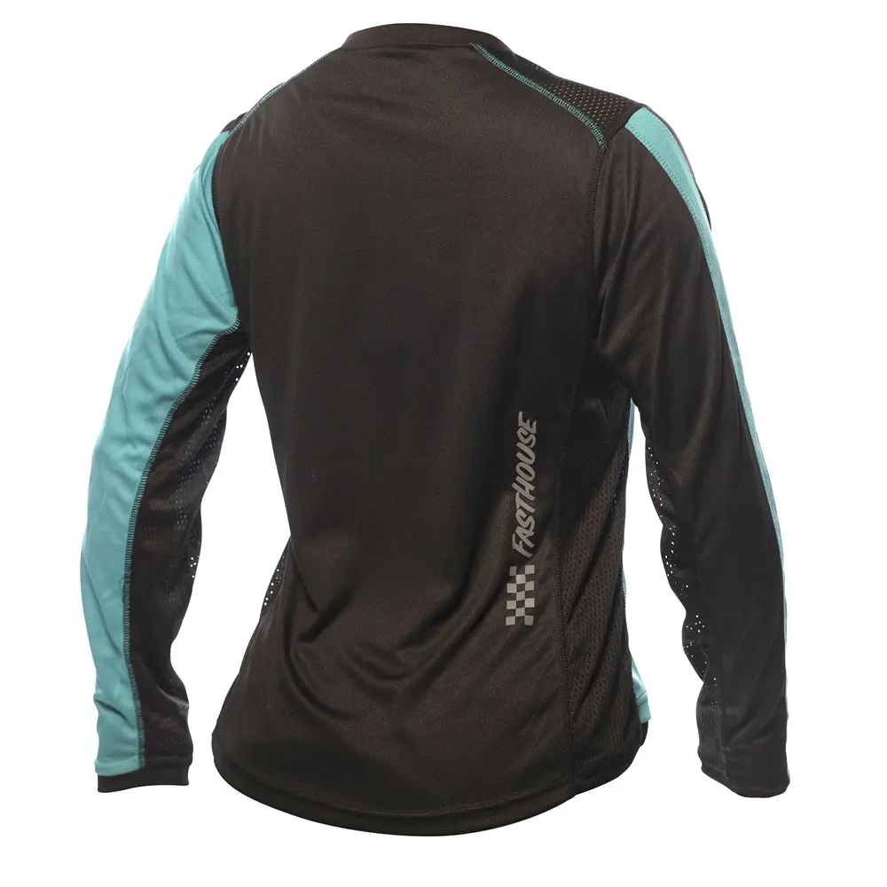 Fasthouse Classic Mercury Long Sleeved Jersey Ladies Black/Teal