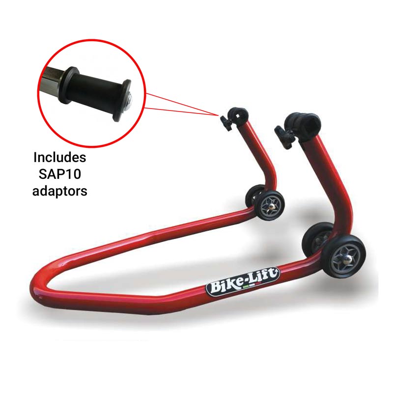 FRONT ADJUSTABLE STAND RED WITH SAP ADAPTERS FOR RADIAL CALIPER - Image 1