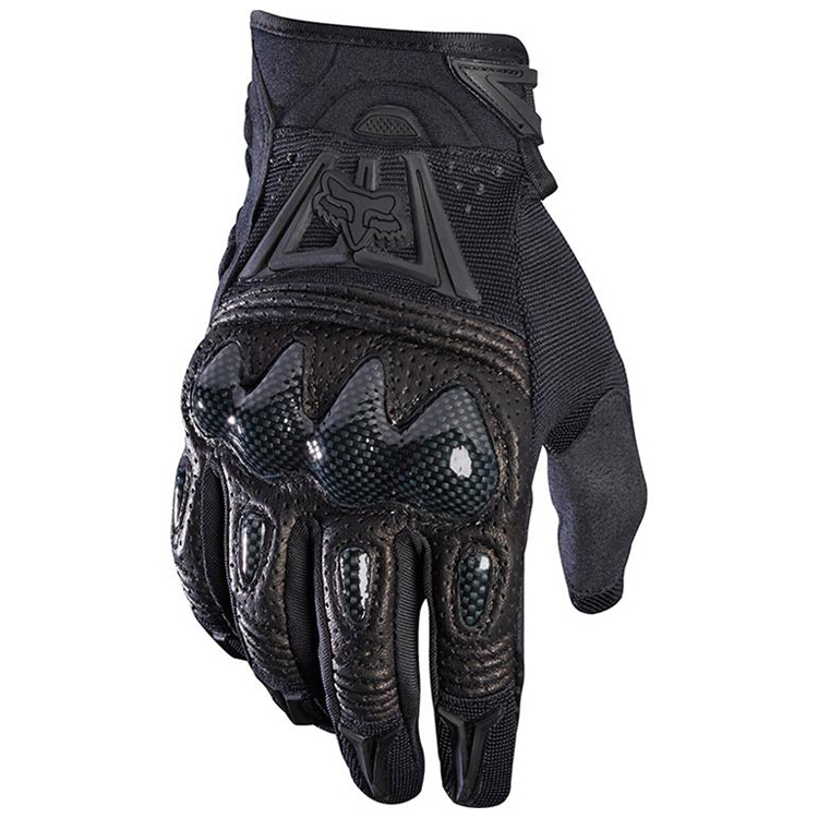 Fox Bomber Black Motocross Gloves - Image 2