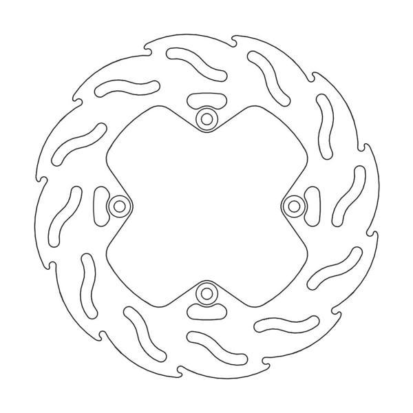 BRAKE ROTOR MOTO MASTER FLAME REAR SUZUKI RM85 05-21 - Image 1