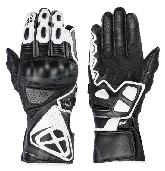 Ixon GP5 Air Road Gloves Black/White - Image 1