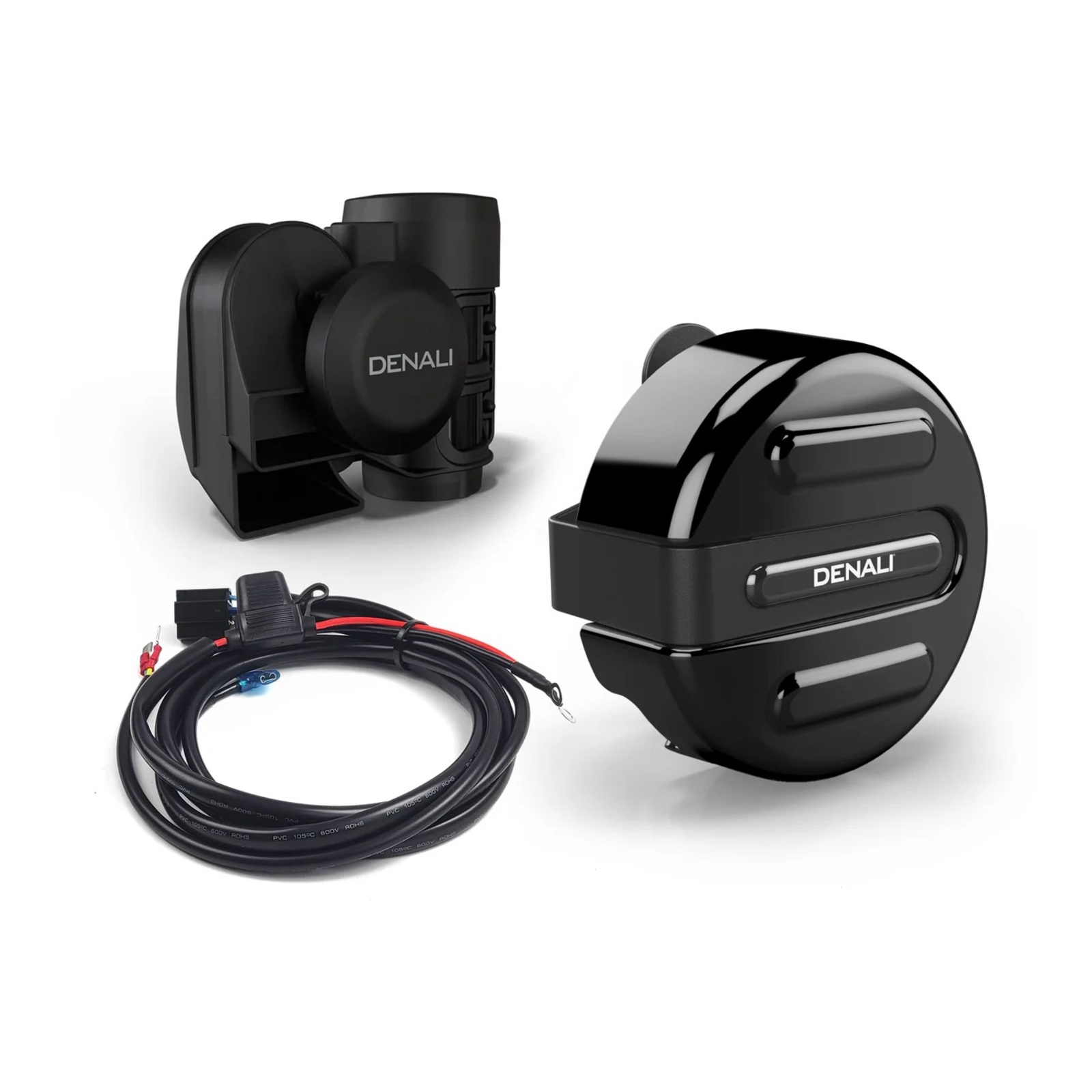 Denali SoundBomb V-Twin Air Horn with Cover / Harness - Image 1
