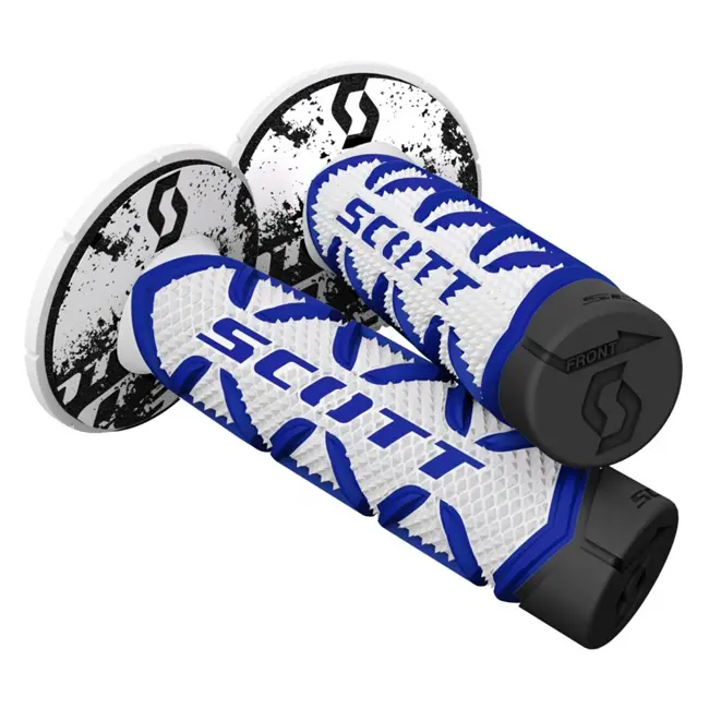Scott Grips Diamond Blu/Wht w/donu Blue/White triple density