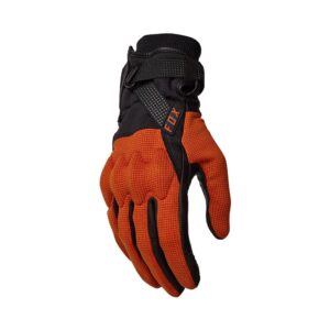 Fox Stealth Bomber Pro Motocross Gloves Flo Orange - Image 2