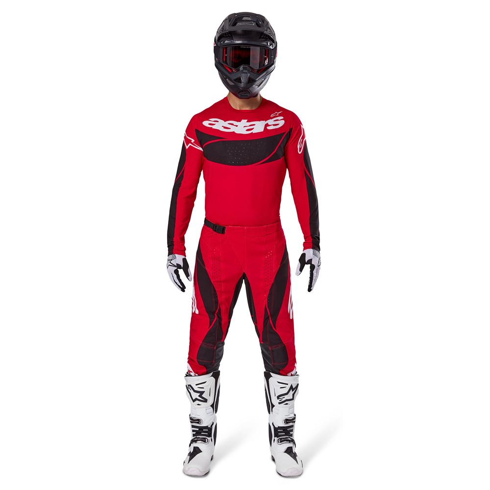 Alpinestars Techstar Dreem Motocross Pants Bright Red/Black - Image 3