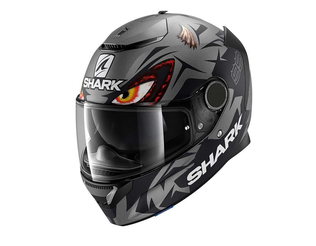 Shark Spartan Lorenzo GP Road Helmet Anthracite/Black/Anthracite - Image 1