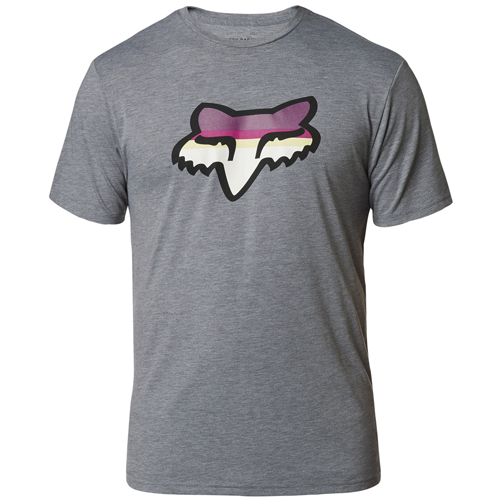 Fox Head Strike Tech Tee Heather Graphite - Image 1