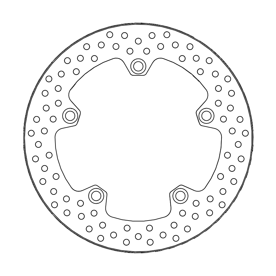 REAR BRAKE ROTOR MOTO MASTER HALO HONDA CRF1100L AFRICA TWIN ADVENTURE SPORTS 20-21 - Image 1