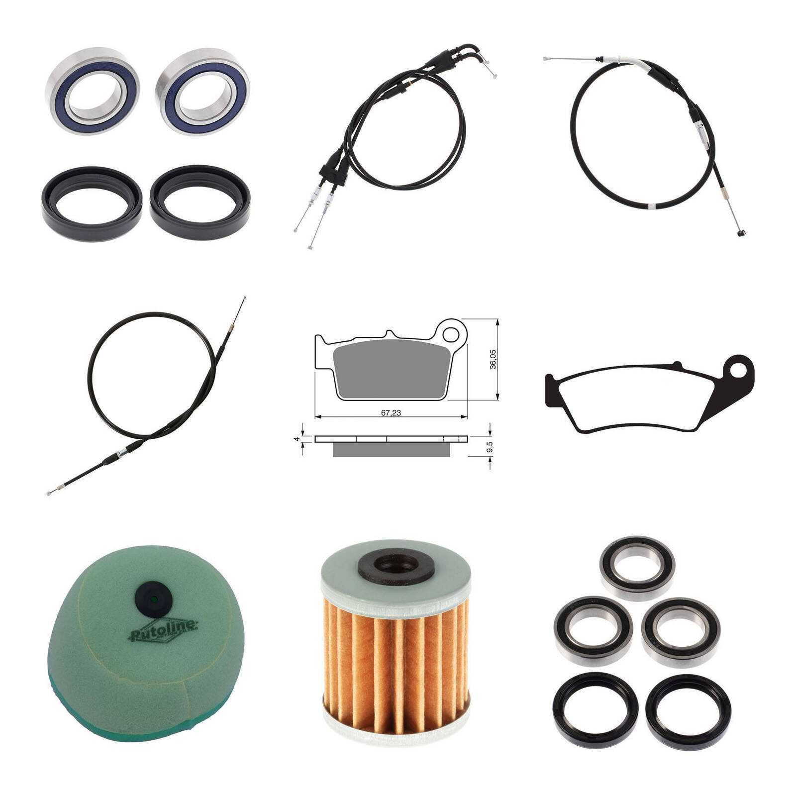 Offroad Refurb Kit - SUZ RMZ450 '08-'09 - Image 1