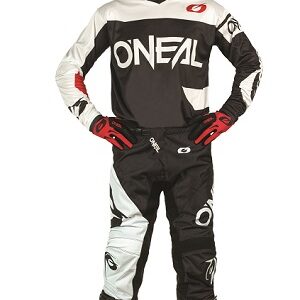 Oneal Element Racewear Youth Black/White Motocross Jersey - Image 3