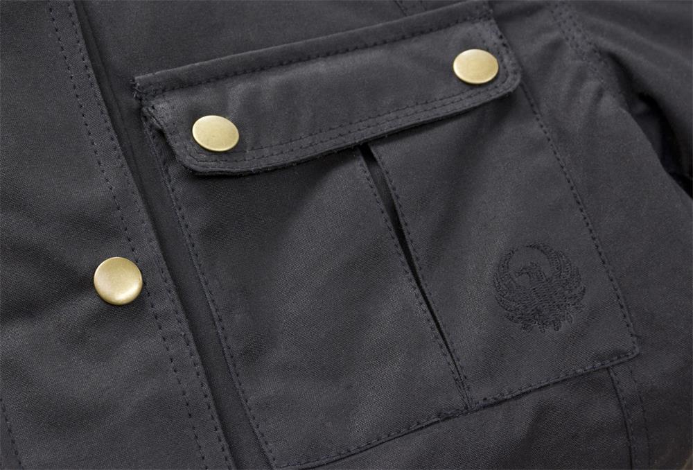 Merlin Ashley Wax Road Jacket Ladies Black - Image 3