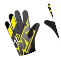Motocross Gloves KTM 2015 Gravity-FX Black - Image 1
