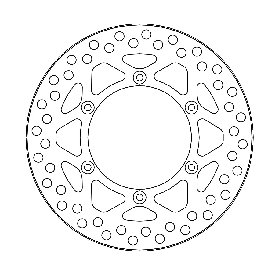 BRAKE DISC REAR MOTO MASTER VINTAGE KAWASAKI KX125 KX250 KX500