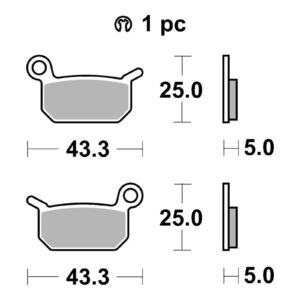 Brembo Brake Pad - Offroad Race - Image 3