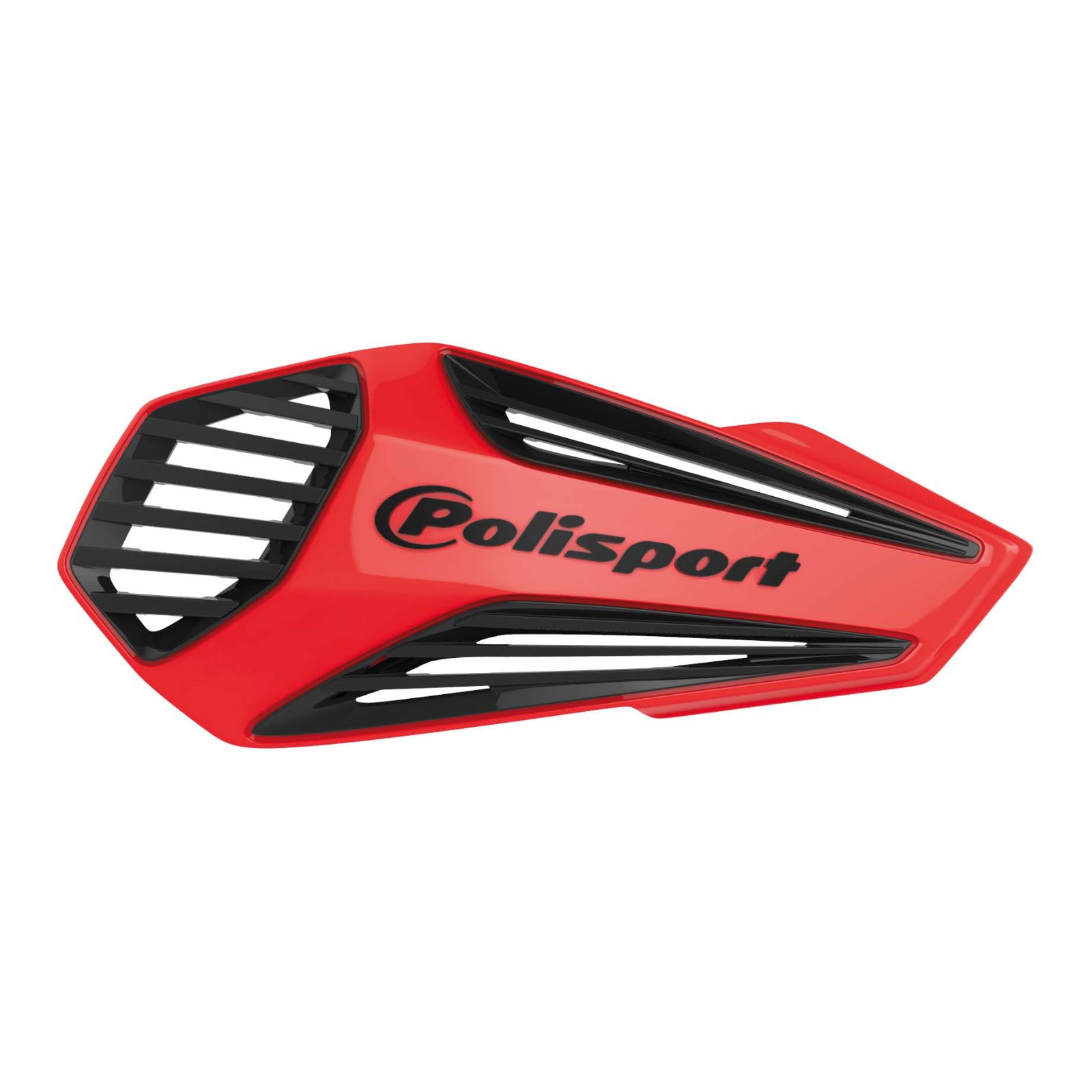 POLISPORT MX AIR HANDGUARD RED/BLACK - Image 1