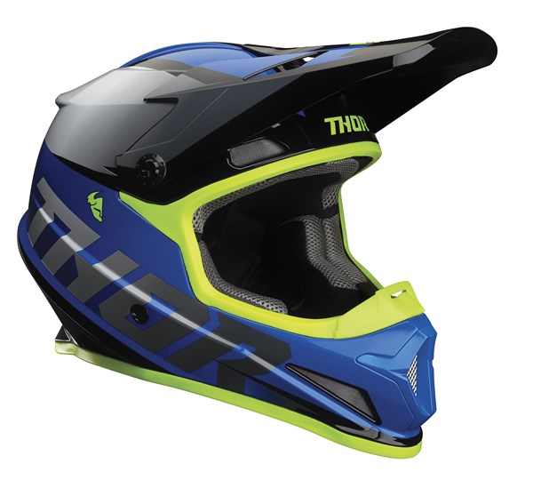 HELMET S22 THOR MX SECTOR FADER BLUE BLACK XL - Image 1