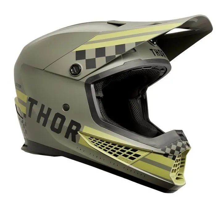 Thor Sector 2 Combat Motocross Helmet Army/Black