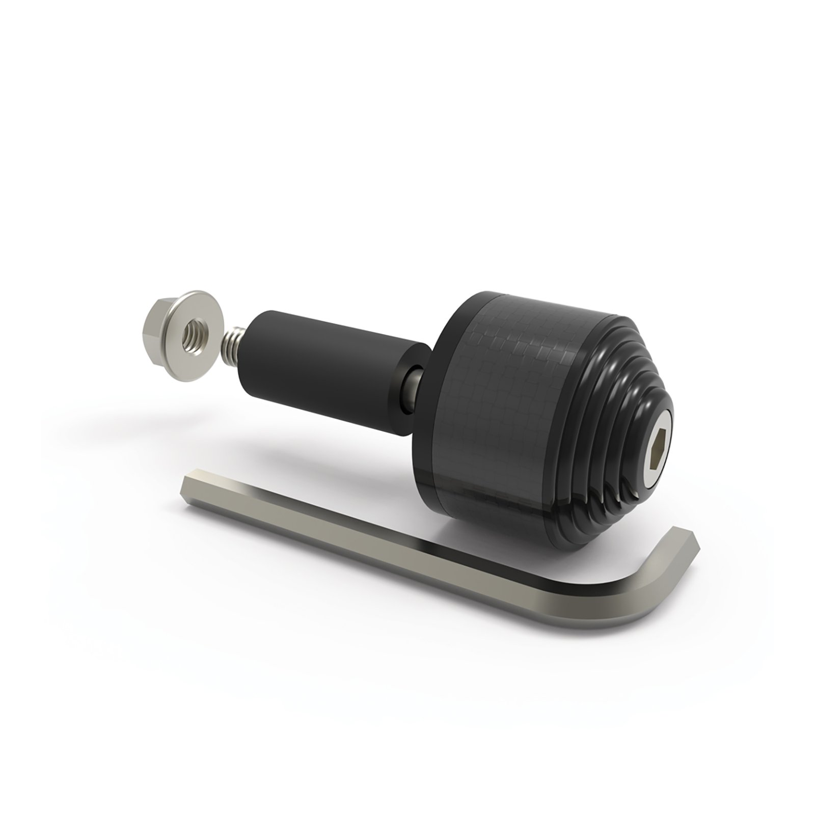 OXFORD CARBENDS - 2 HANDLEBAR ENDS BLK (NEW) - Image 1