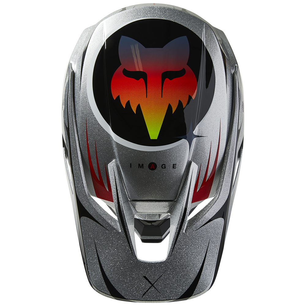 Fox V3 RS Skarz Motocross Helmet Multi - Image 3