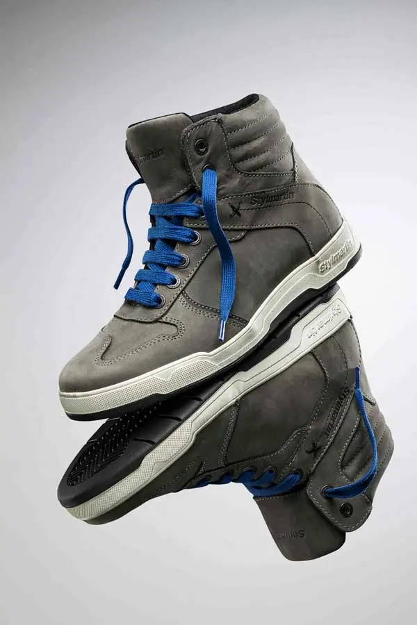 SMOKE SHORT URBAN BOOTS GREY LEATHER 37