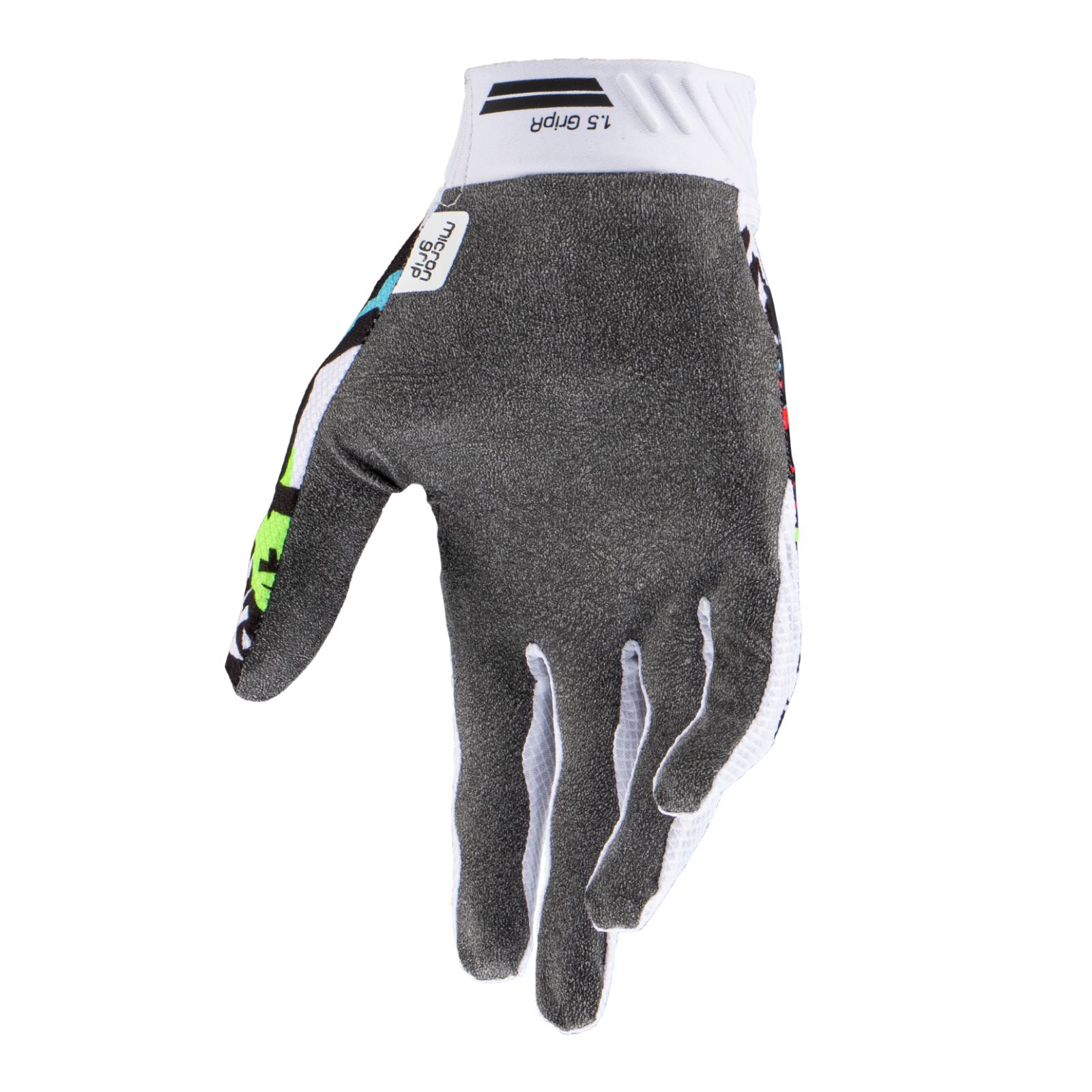 Leatt Moto 1.5 Motocros Glove Youth Zebra - Image 5