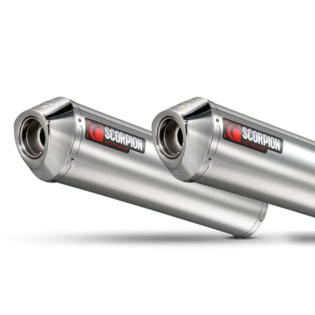Kawasaki Z1000 07-09 Oval Slip-on Pair S/Steel