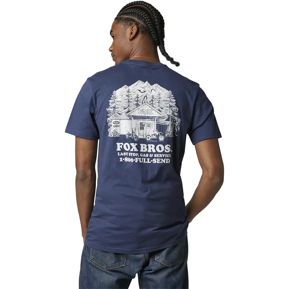 Fox Out and About Premium Tee Deep Cobalt