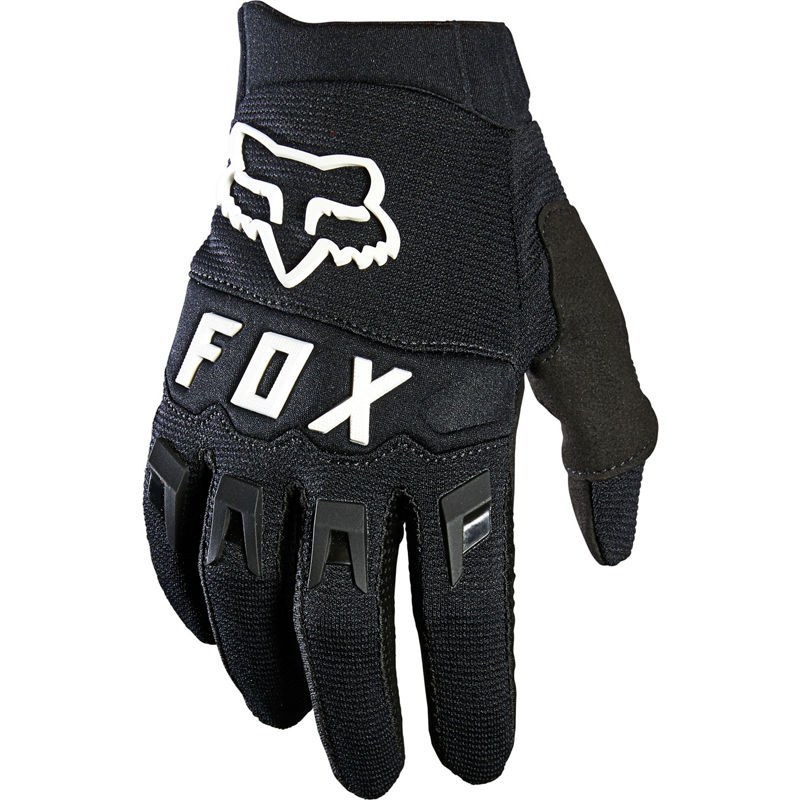 Fox Dirtpaw Youth Black/White Motocross Glove - Image 1