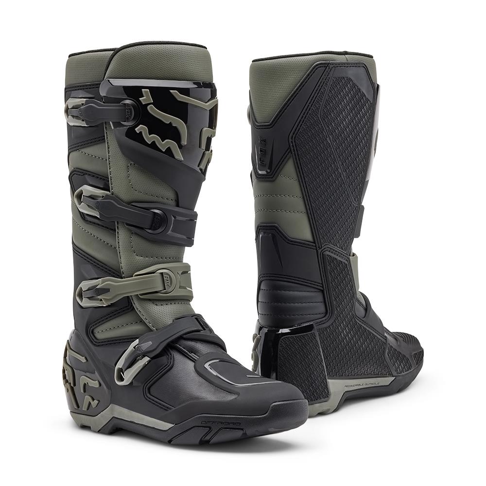 Fox Comp X Motocross Boots Grey/Black - Image 2