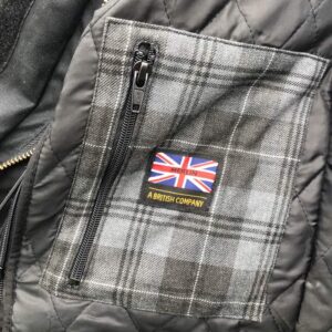 Merlin Buxton Wax Road Jacket Ladies Black - Image 2
