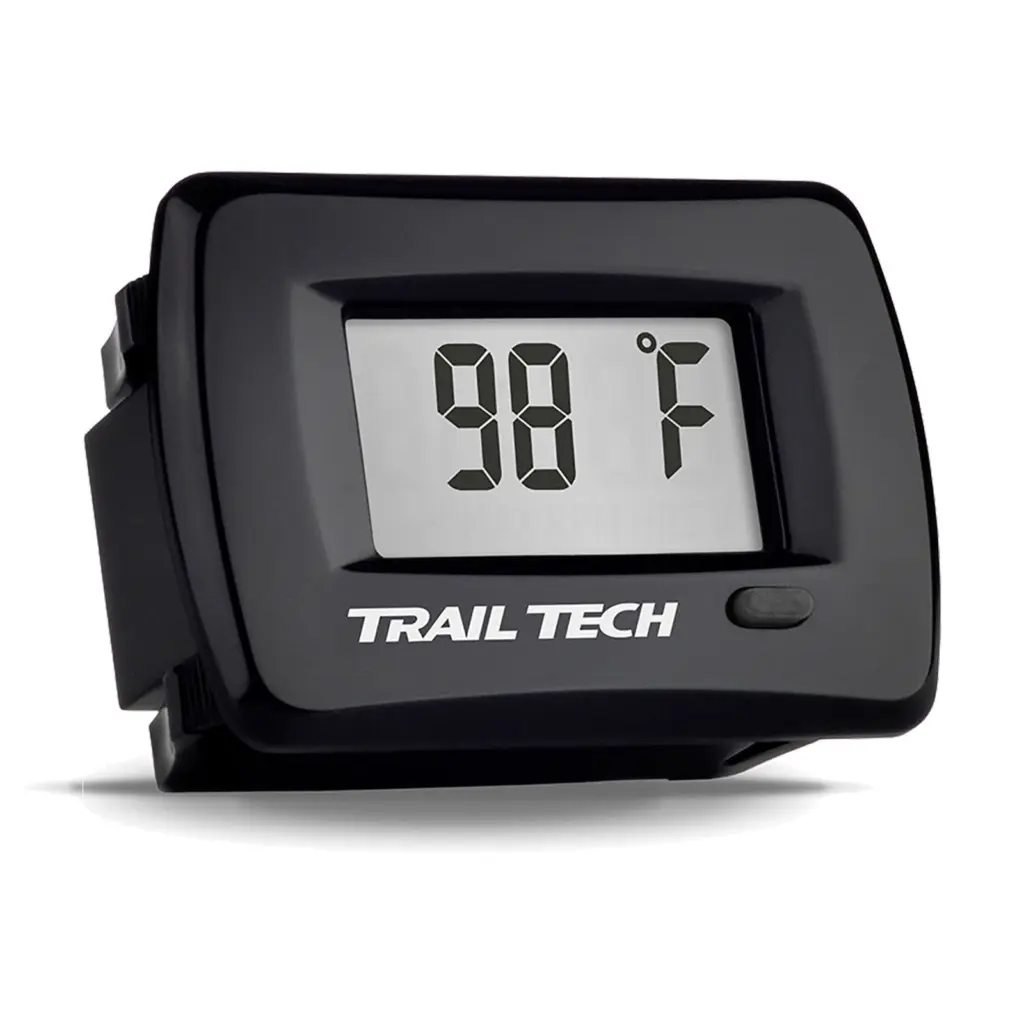 TRAIL TECH TTO PANEL - TEMP METER 10mm RADIATOR FIN - BLK
