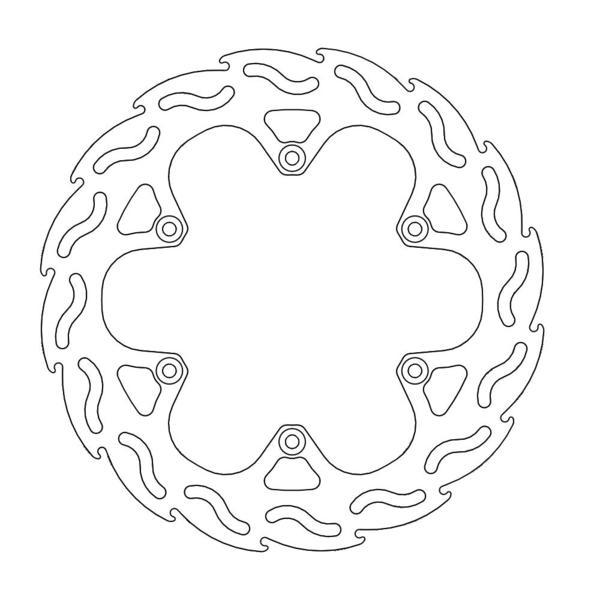 BRAKE DISC MOTO MASTER FLAME SUZUKI RM125 RM250 99-12 DRZ400SM 05-21 - Image 1