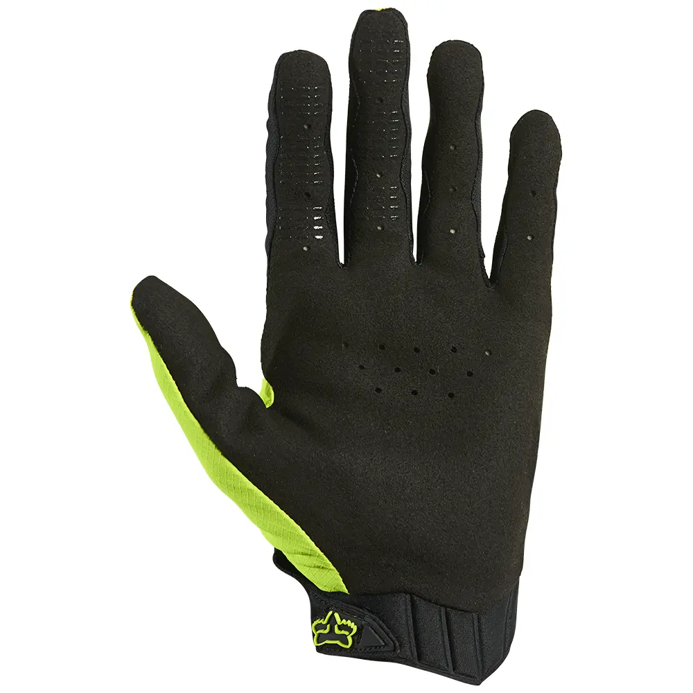 Fox 360 Yellow Motocross Gloves
