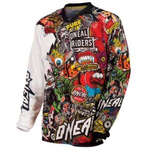 Oneal Mayhem Crank Motocross Jeresy Black/Multi - Image 2