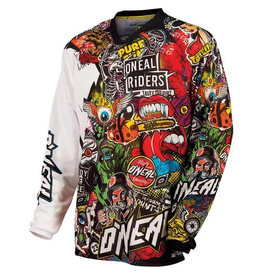 Oneal Mayhem Crank Motocross Jeresy Black/Multi