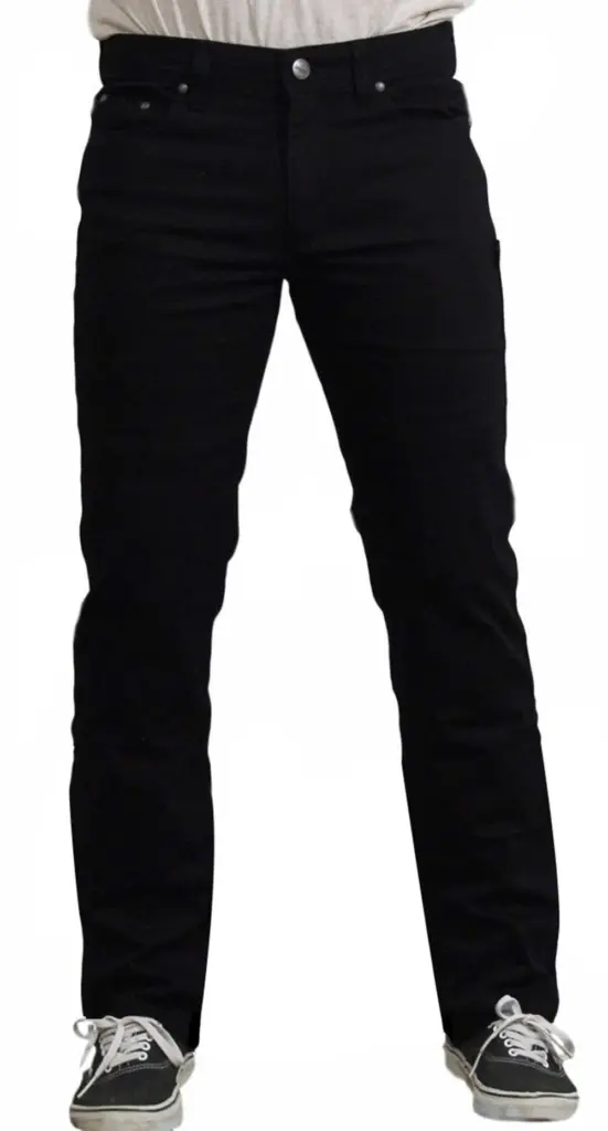 Resurgence New Wave Single Layer Slim Jeans Black Stndard Leg