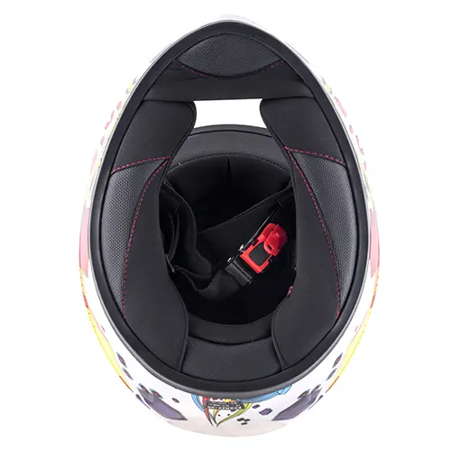 J04 JUNIOR FULL FACE HELMET WHITE YOUTH MEDIUM
