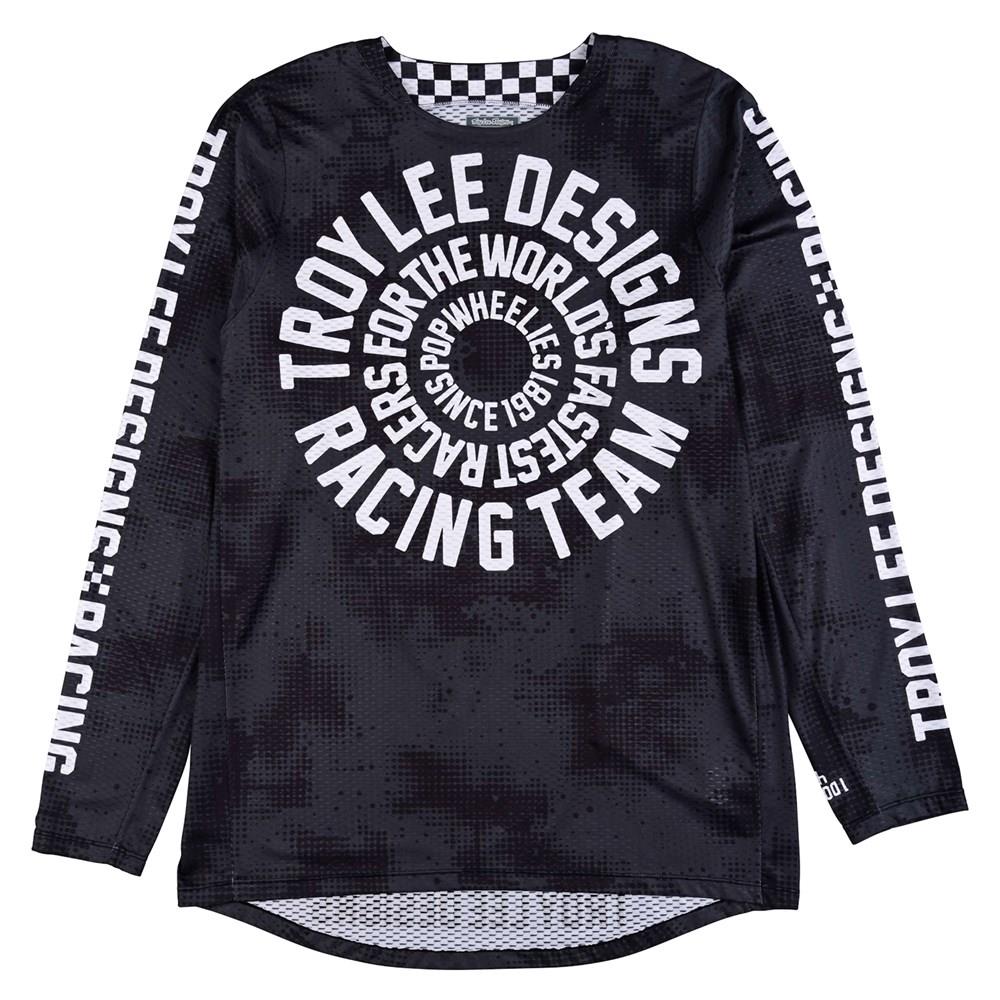 Troy Lee Designs GP Pro Air Carlsbad 97 Motocross Jersey Youth Black - Image 1