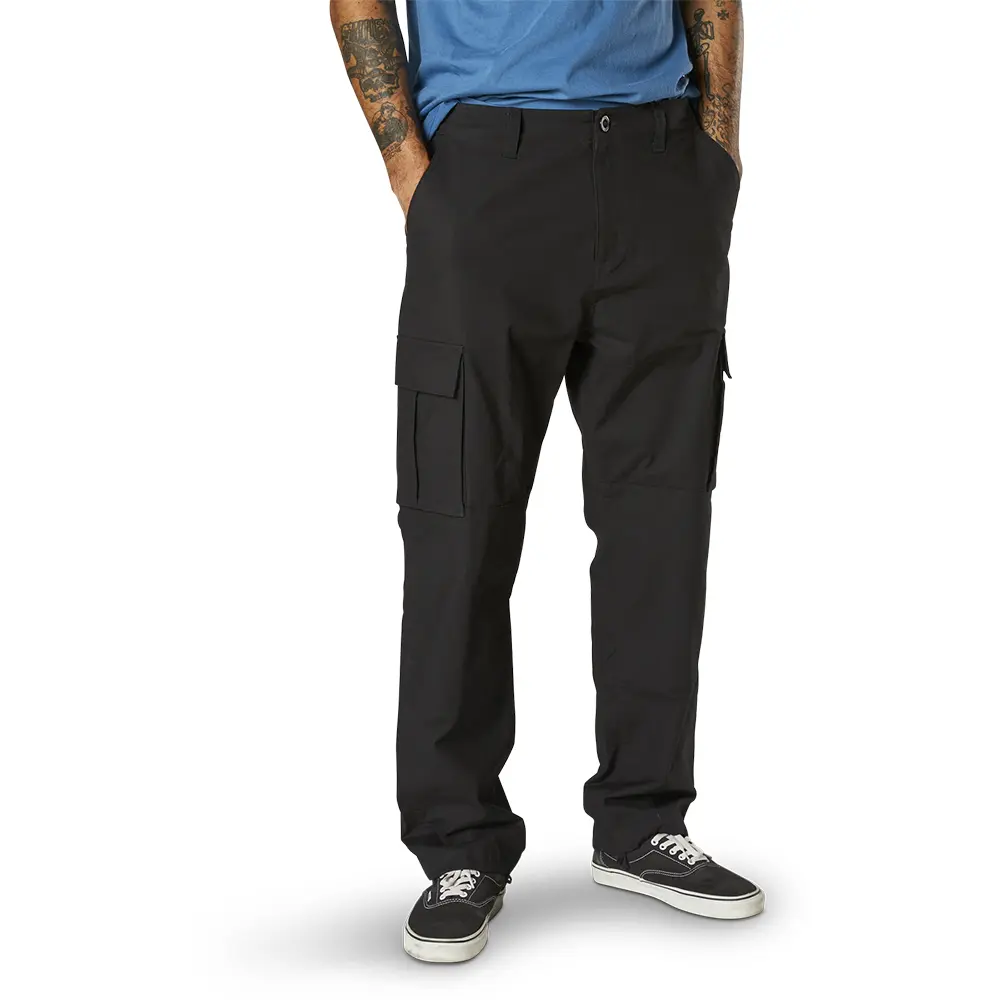 Fox Recon Stretch Black Cargo Pants