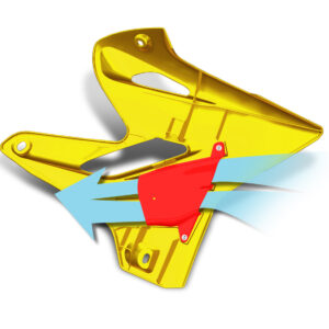 SHROUD YZ125 YZ250/X 05-16 YEL - Image 2