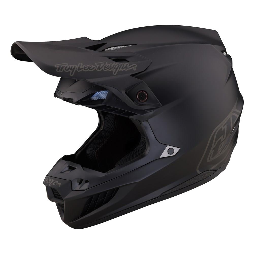 Troy Lee SE5 ECE Compsosite Motocross Helmet Core Black - Image 1