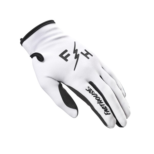 Fasthouse Carbon Eternal Motocross Glove Youth White - Image 1
