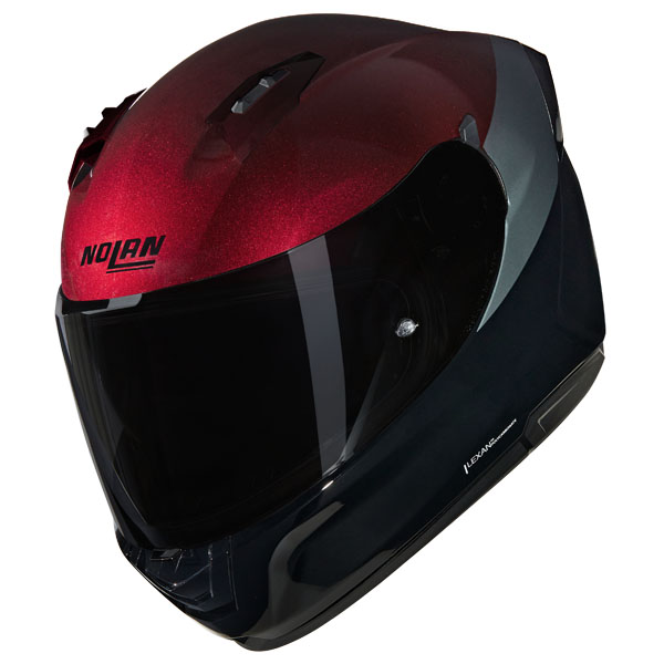 Nolan N60-6 Road Helmet Verniciatura black/maroon/silver - Image 1