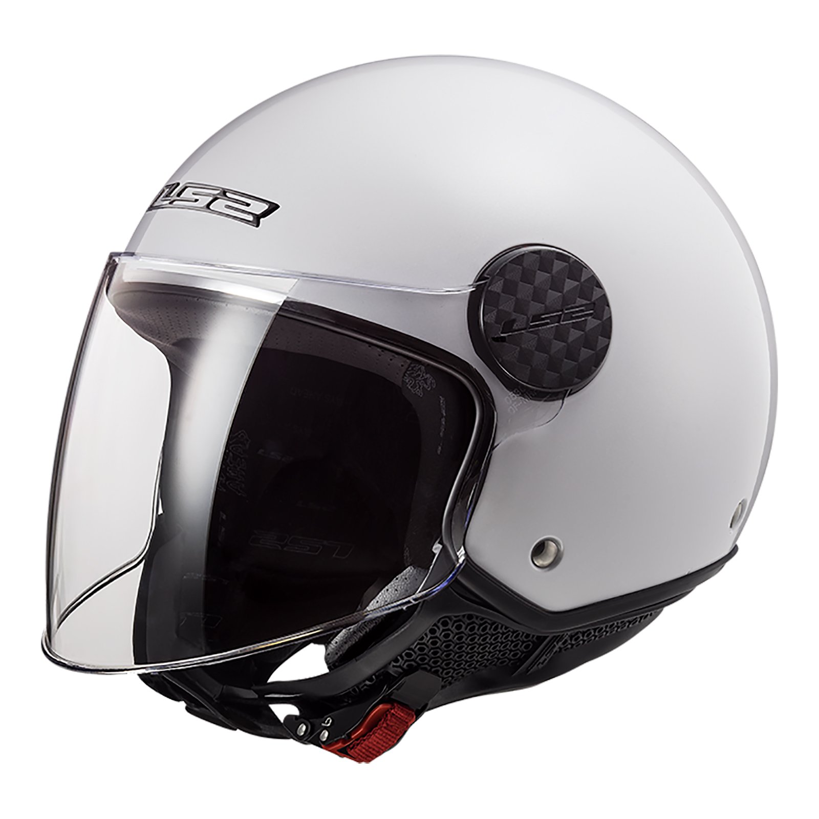 Open Face Helmet LS2 OF558 Sphere Lux Solid White - Image 1