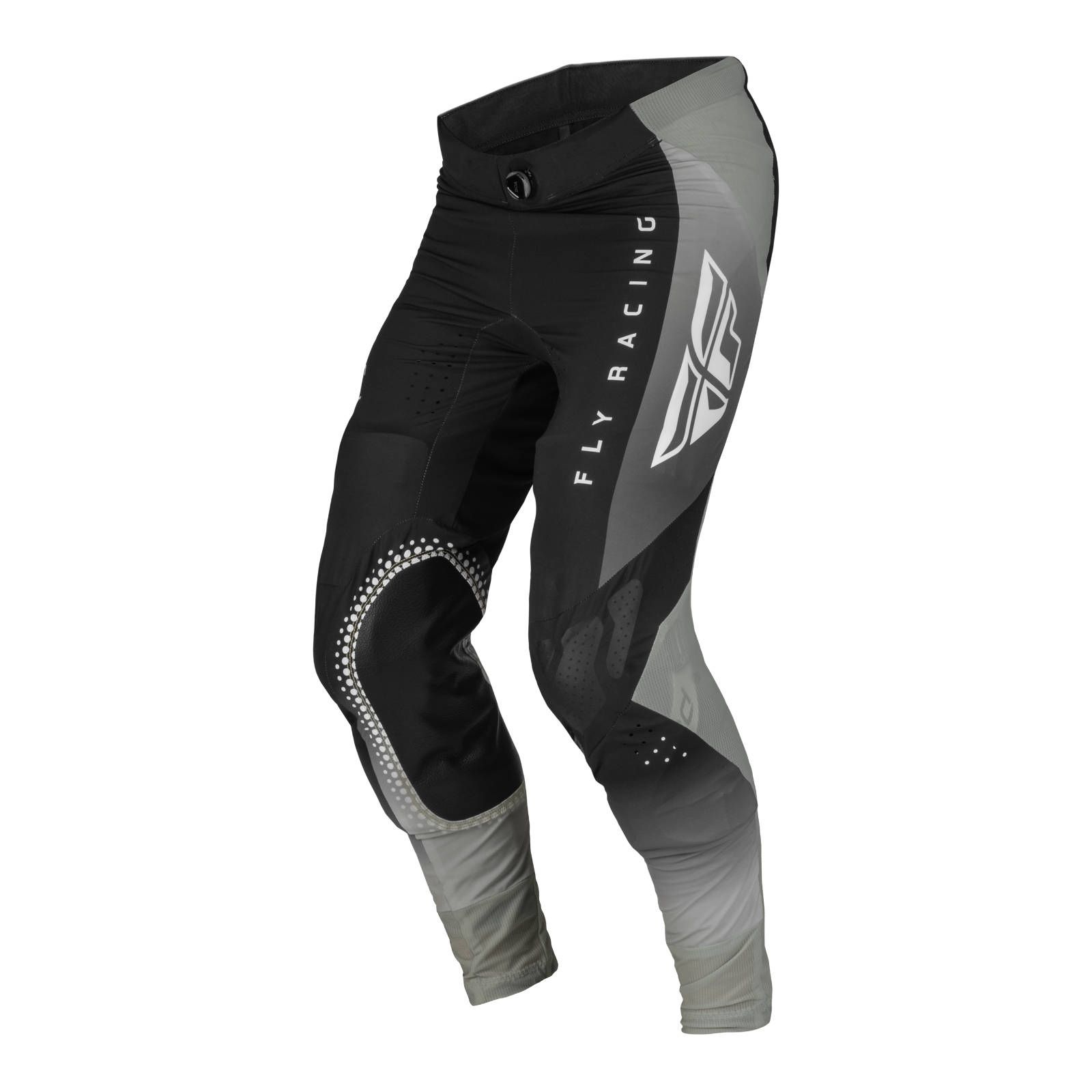 Fly Lite Motocross Pants Youth Black/Grey - Image 1