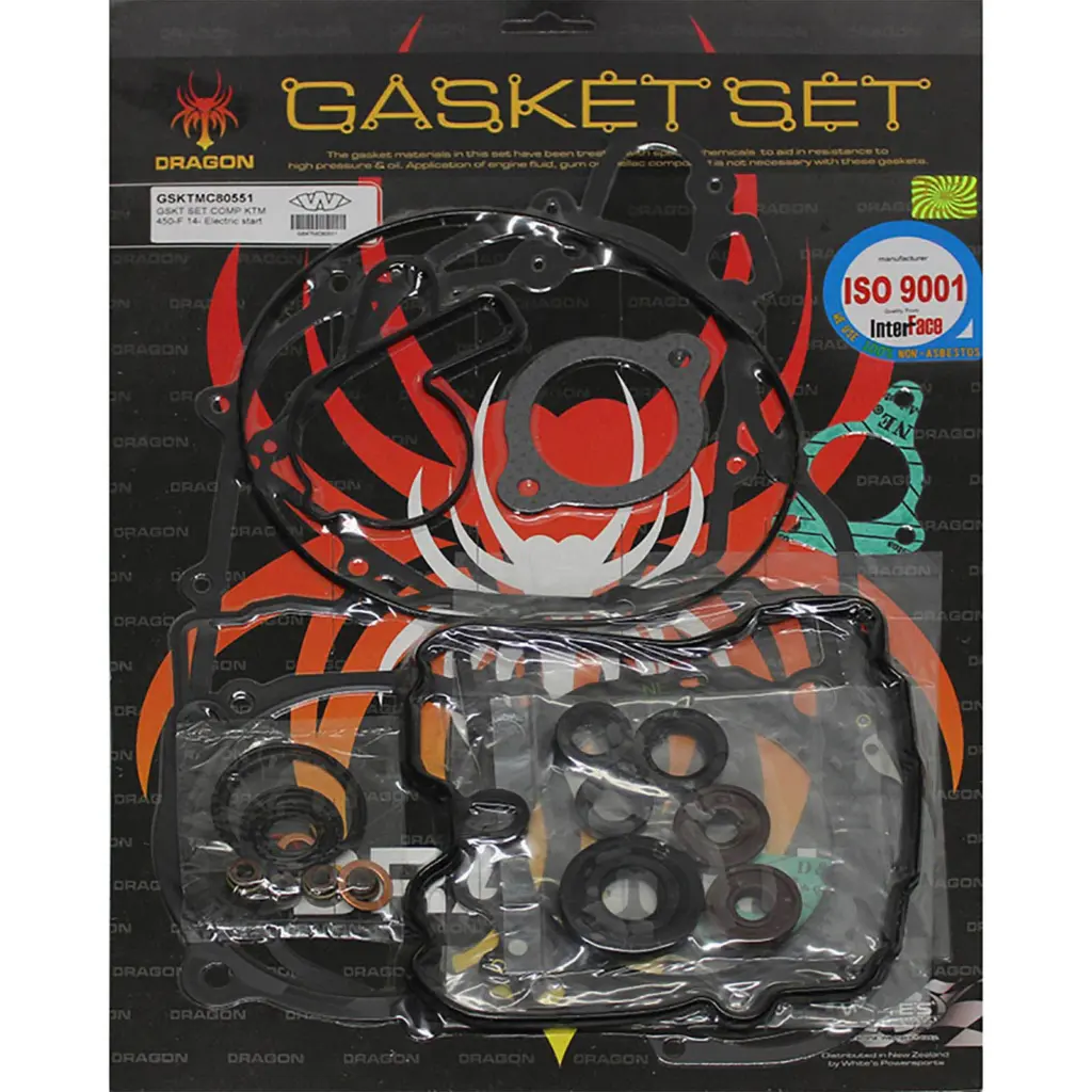 WHITES GASKET SET COMPLETE KTM 450-F 14- Electric start