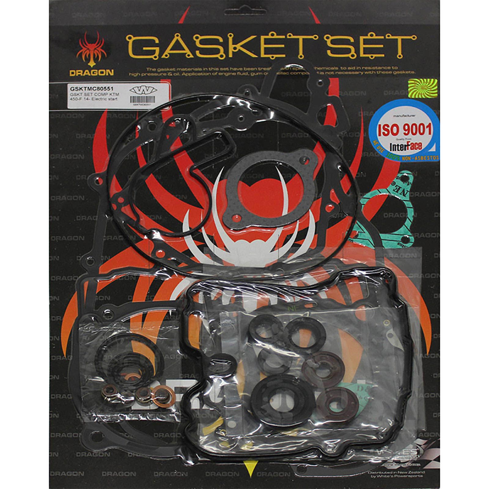 WHITES GASKET SET COMPLETE KTM 450-F 14- Electric start - Image 1