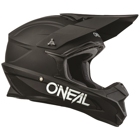 Motocross Helmet Oneal 1 Series Youth Solid Black - Image 1