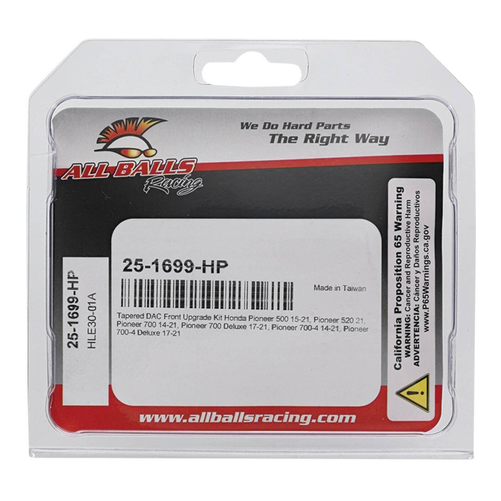 Wheel Bearing Kit - Taper DAC Upgrade (25-1699-HP) - Image 4