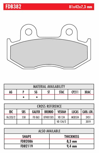 FERODO BRAKE BPADS (RE-BP-103) - Image 35